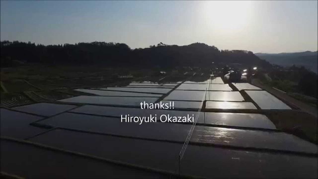 椹平の棚田・春2（朝日町）