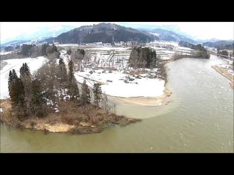 白鷹の最上川（白鷹町）