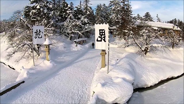 上杉神社・冬（米沢市）