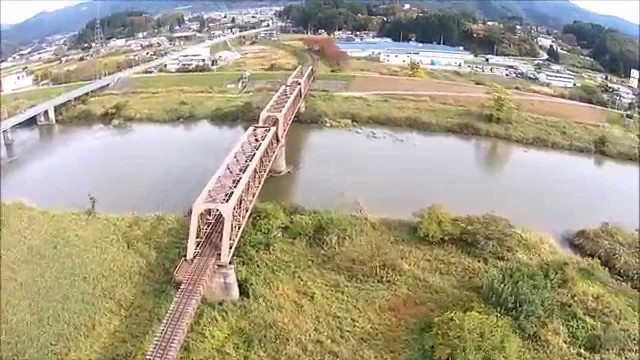 荒砥最上川鉄橋（白鷹町）