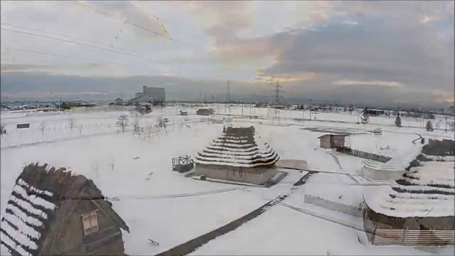 西沼田遺跡・冬（天童市）