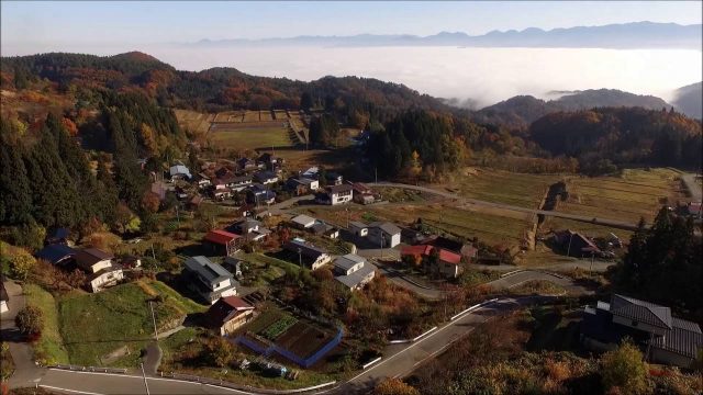 山形盆地の雲海（山辺町）